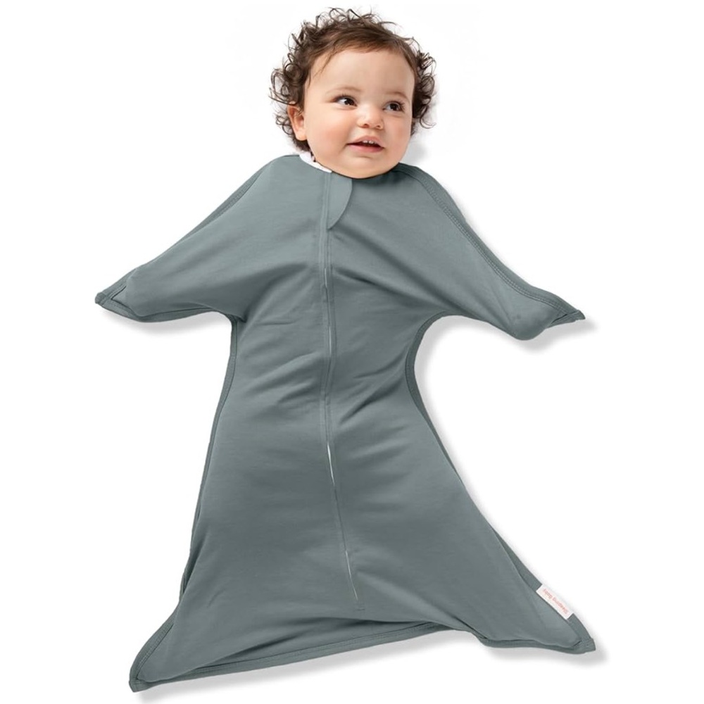 SleepingBaby Zipadee-Zip Transitional Sack, 3-6 Month, X-Small - Grey
